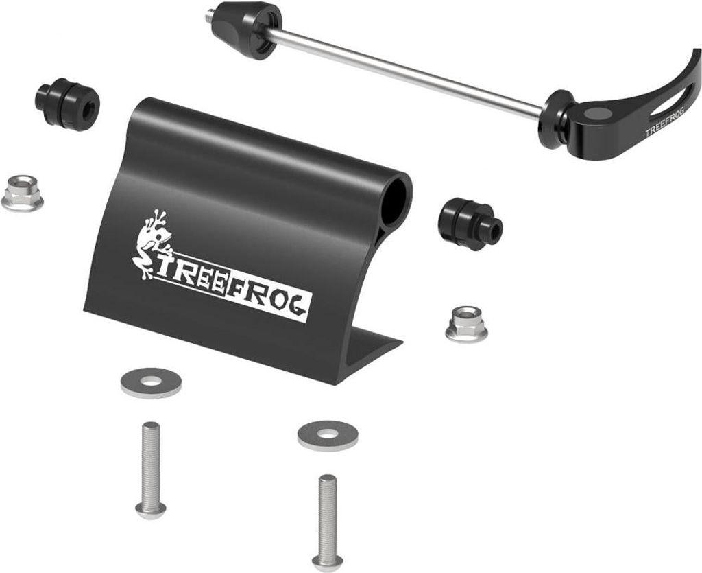 TreeFrog Fork Mount 15 x 100 15 Schwarz - flexibler Gabelhalter für QR & TA