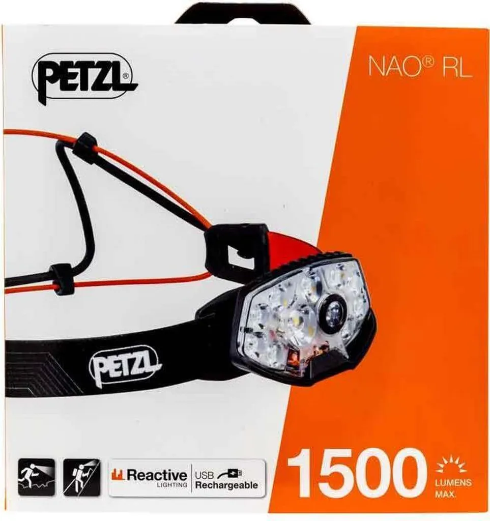 Lampe frontale trail running Petzl NAO RL puissante pour ultra-distance