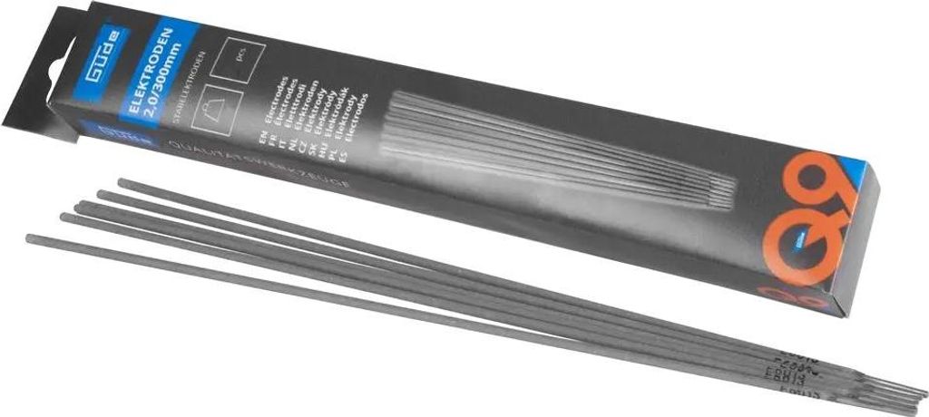 GÜDE Schweißelektroden Elektroden 90 Stück 2,0 / 300 mm Stabelektroden