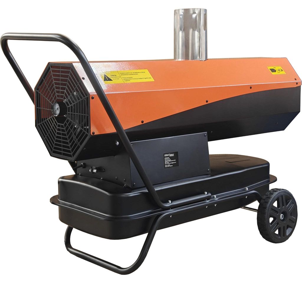 KRAFT&DELE | Heizkanone Dieselheizgebläse Dieselheizer, 40kW, Diesel betriebener, Heißluftgenerator, Heizgerät, Bauheizer Heizer, Überhitzungss...
