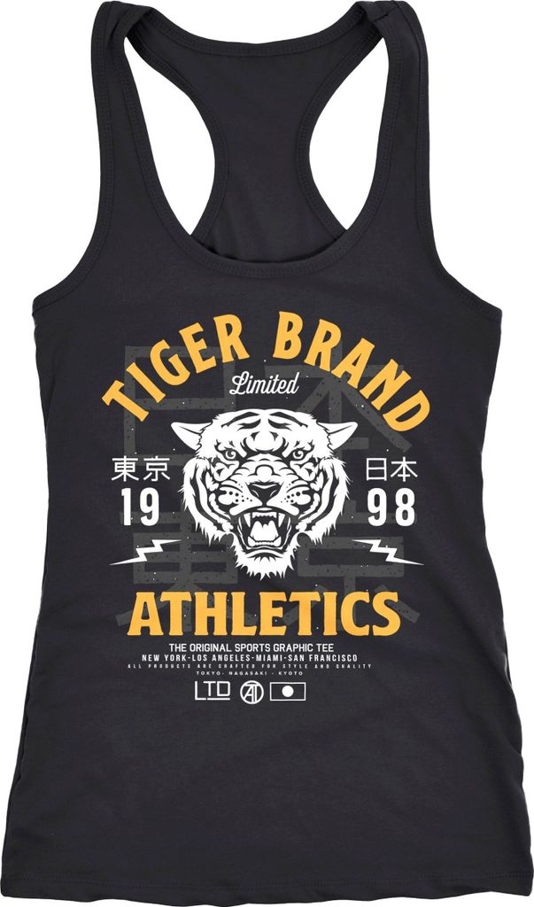Cooles Damen Tank-Top Tiger Brand Tokyo Supply Japan Produktbild 