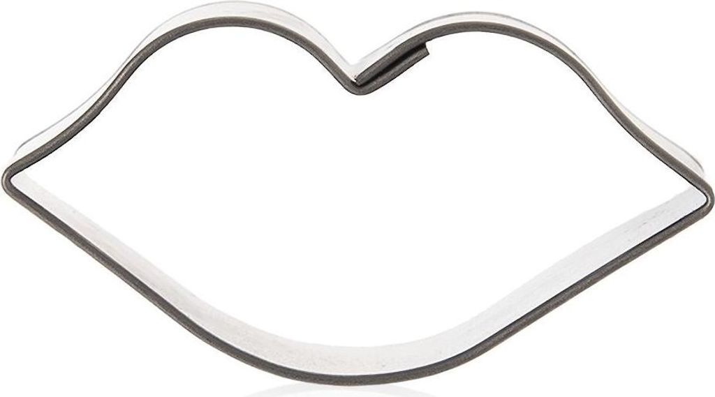 Lebkuchenform Lippen Edelstahl Spülmaschinenfest