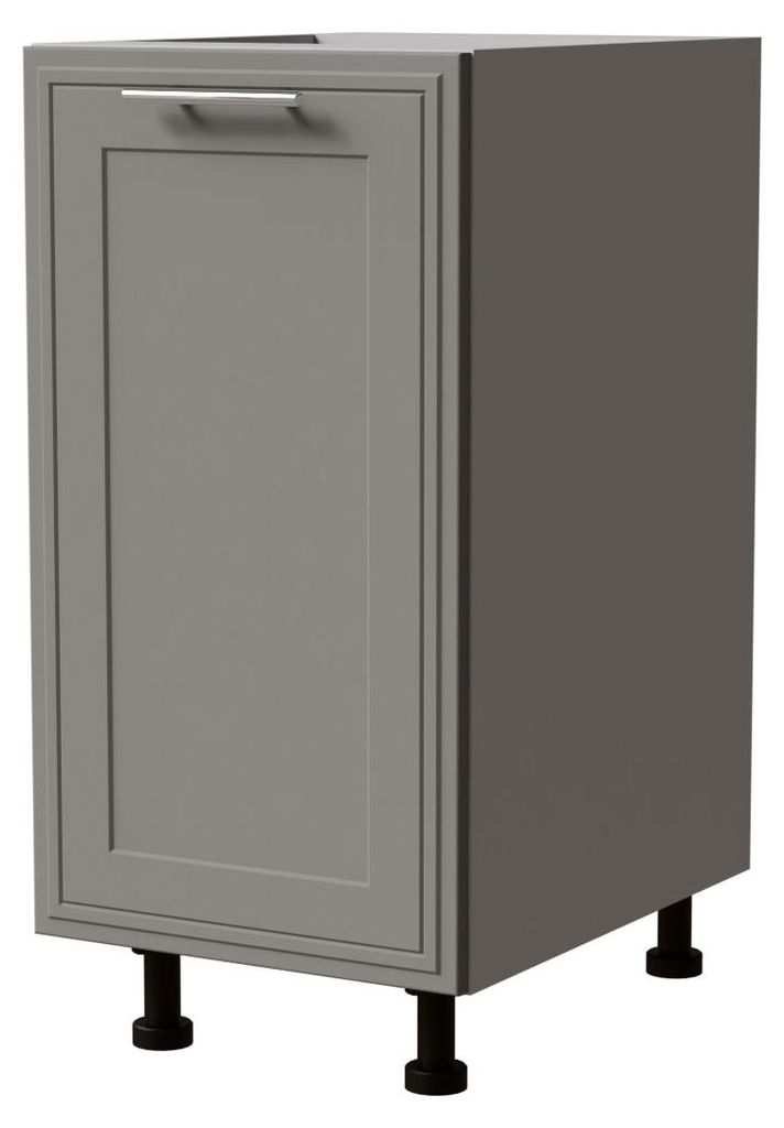 Küchenunterschrank SALO 40x50x82cm matt Farbe wählbar (SL-D1D/40),dust grey matt,grau
