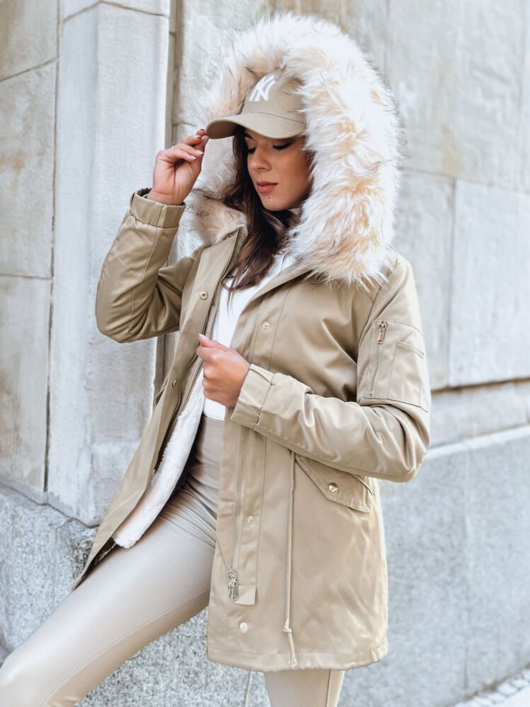 Dstreet Parka für Frauen Garnet beige S