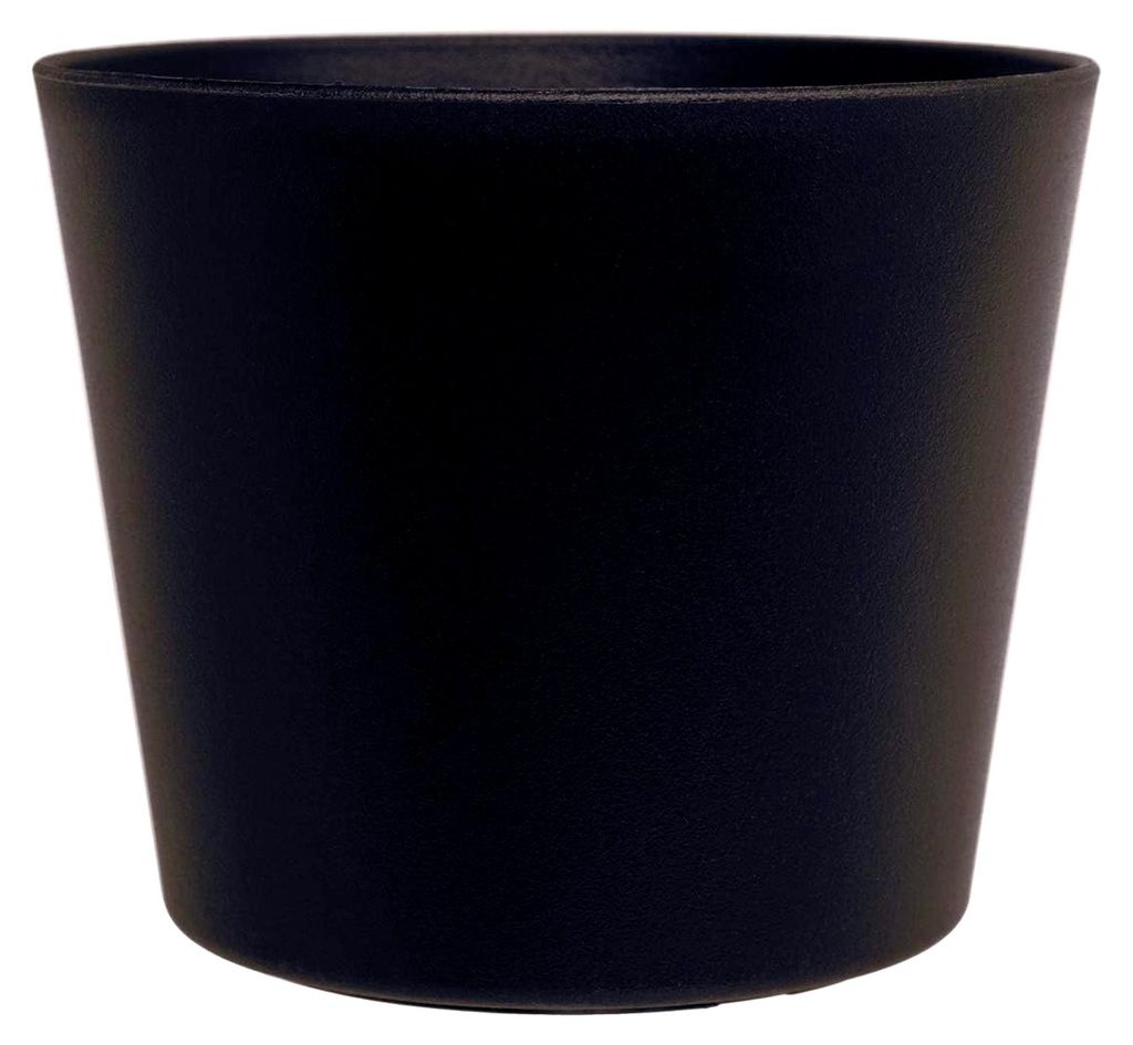Übertopf Flori 28 Ø 28 cm x 24,5 cm Schwarz