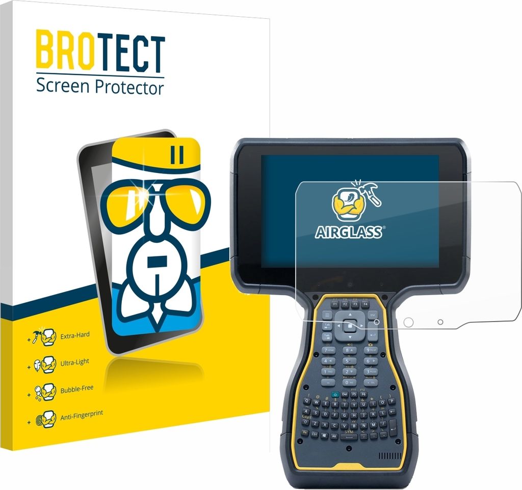 BROTECT Schutzglas für Trimble TSC7 Controller Schutzfolie Panzer Folie Glas Display Schutz klar