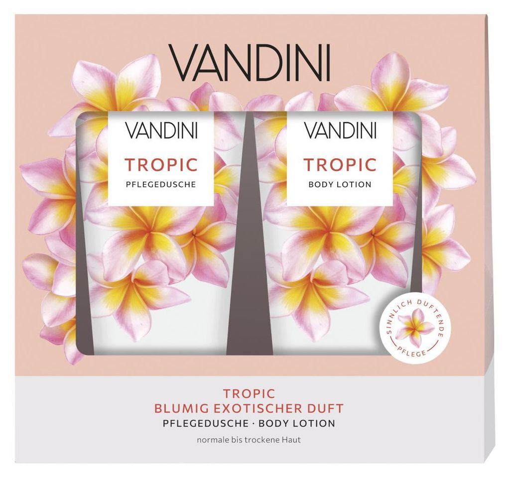 Zestaw upominkowy Vandini Tropic Duo: płyn pod prysznic i Zdjęcie produktu 