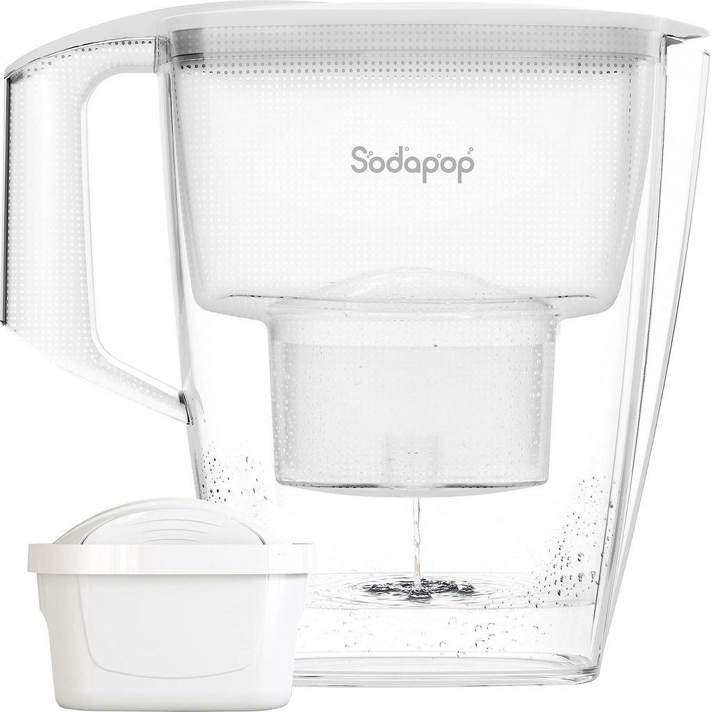 SODAPOP Wasserfilterkanne Selina, 1,5 Liter, weiß Produktbild 