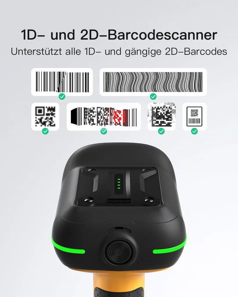 Lecteur Code-Barres BCST-75 Inateck Noir : Scannez les Codes Difficiles