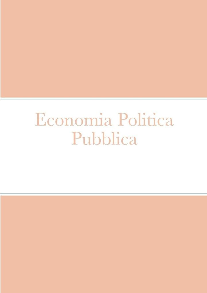 Economia Politica Pubblica