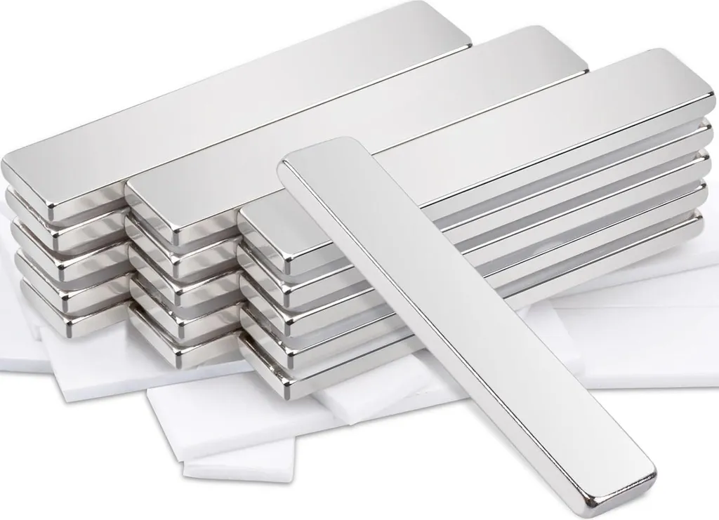 Aimant néodyme extra-fort 50x10x3mm - 16 pièces haute performance de levage