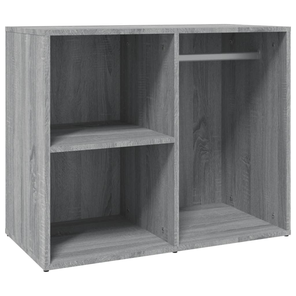 vidaXL Półka na toaletkę szara Sonoma 80x40x65 cm materiał Zdjęcie produktu 