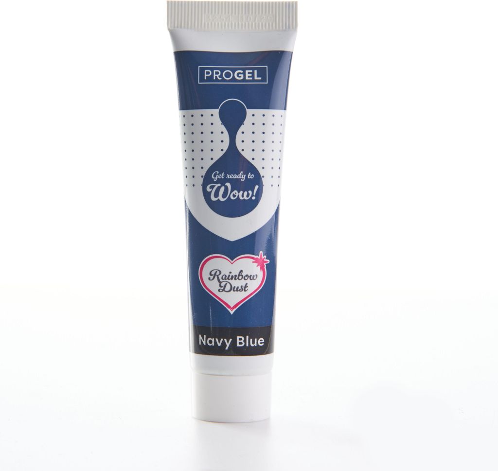 Rainbow Dust ProGel Lebensmittelfarbe Marineblau 25 g, Gel, Produktbild 