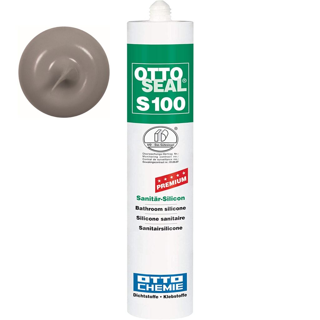 Silikon sanitarny Premium S 100 Kolor C 43 manhattan 300ml Zdjęcie produktu 