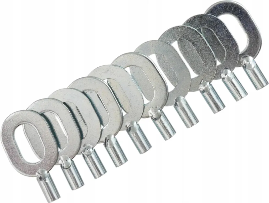 Rivets de carrosserie M4 à œillets - Kit de 10 attaches de remplacement - 8