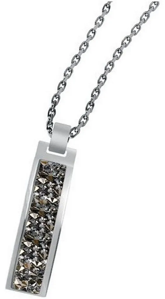 Collier Jacques Lemans Rome S-C56A en acier inoxydable argenté chic