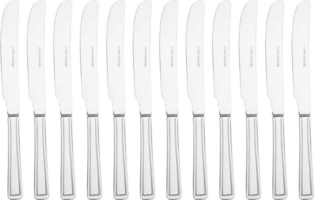 Coltelli Olympia Harley Pack 12 - Posate Catering Professionali 18/0 - 6