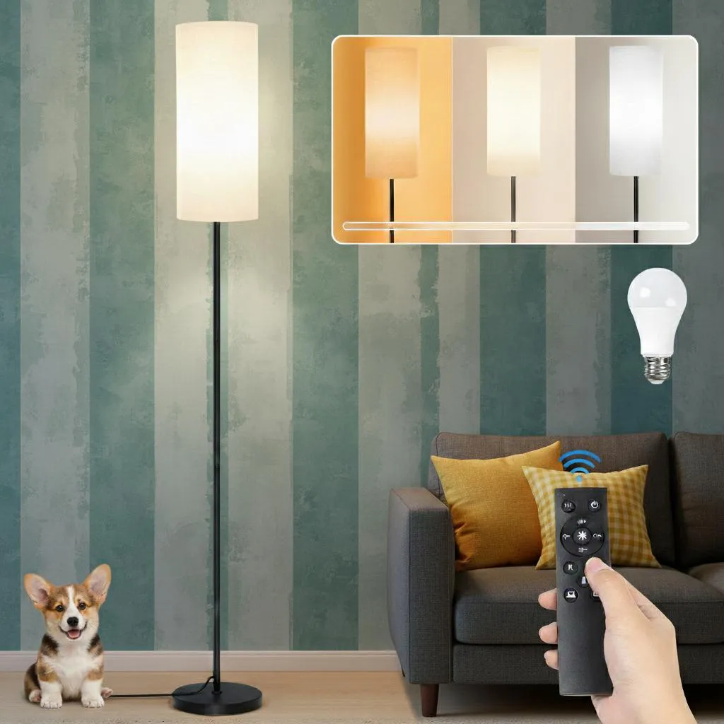 Lampada da Terra LED 160 cm Dimmerabile - Piantana Moderna con Telecomando