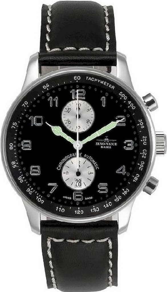 Zeno-Watch - Armbanduhr - Herren - Chrono - X-Large Retro Bicompax - P557BVD-d1