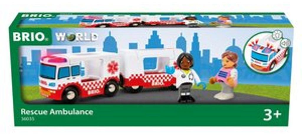BRIO Rescue Ambulance, Ambulans, 3 lat(a), Plastik, Zdjęcie produktu 