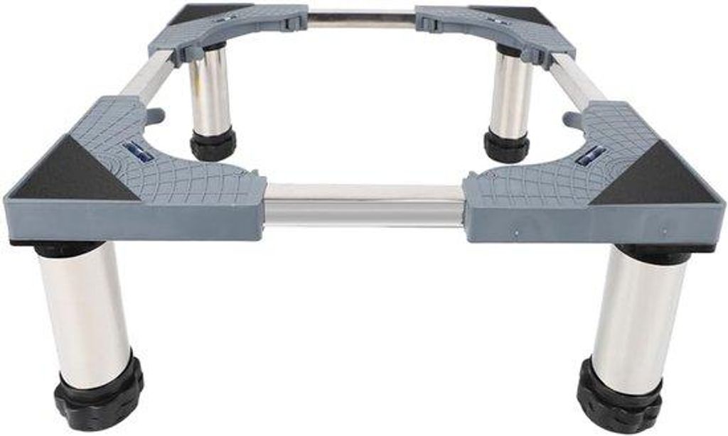 Unterbaureinigung - Unterbau - einstellbare Breite 40-60 cm - Fuß - geeignet für Kühlschränke - Waschmaschinen - Trockner - Höhe 18-21 cm