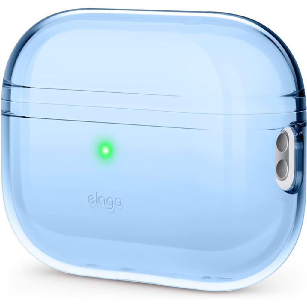Elago Clear Case für AirPods Pro 2 Aqua Blau