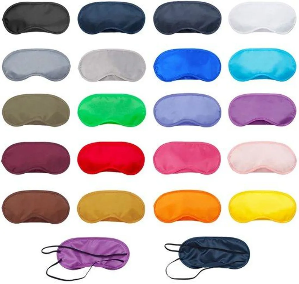 Masque de sommeil pour voyage long courrier lot de 20 pièces confort