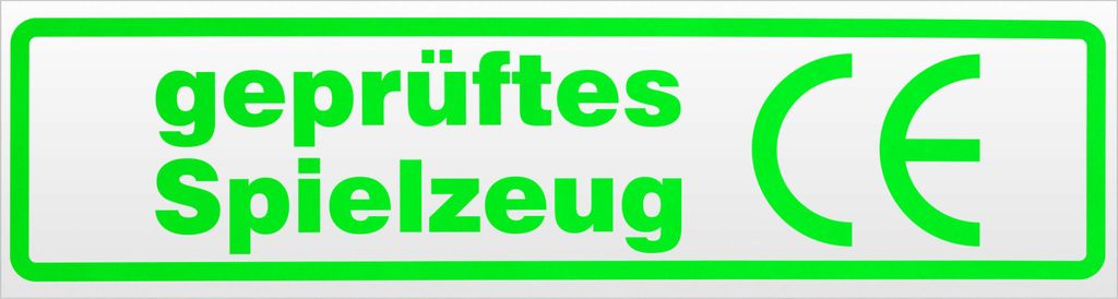 Kiwistar es Spielzeug Magnetschild Schild magnetisch - 45cm Neongrün - Magnetfolie für Auto PKW Kfz