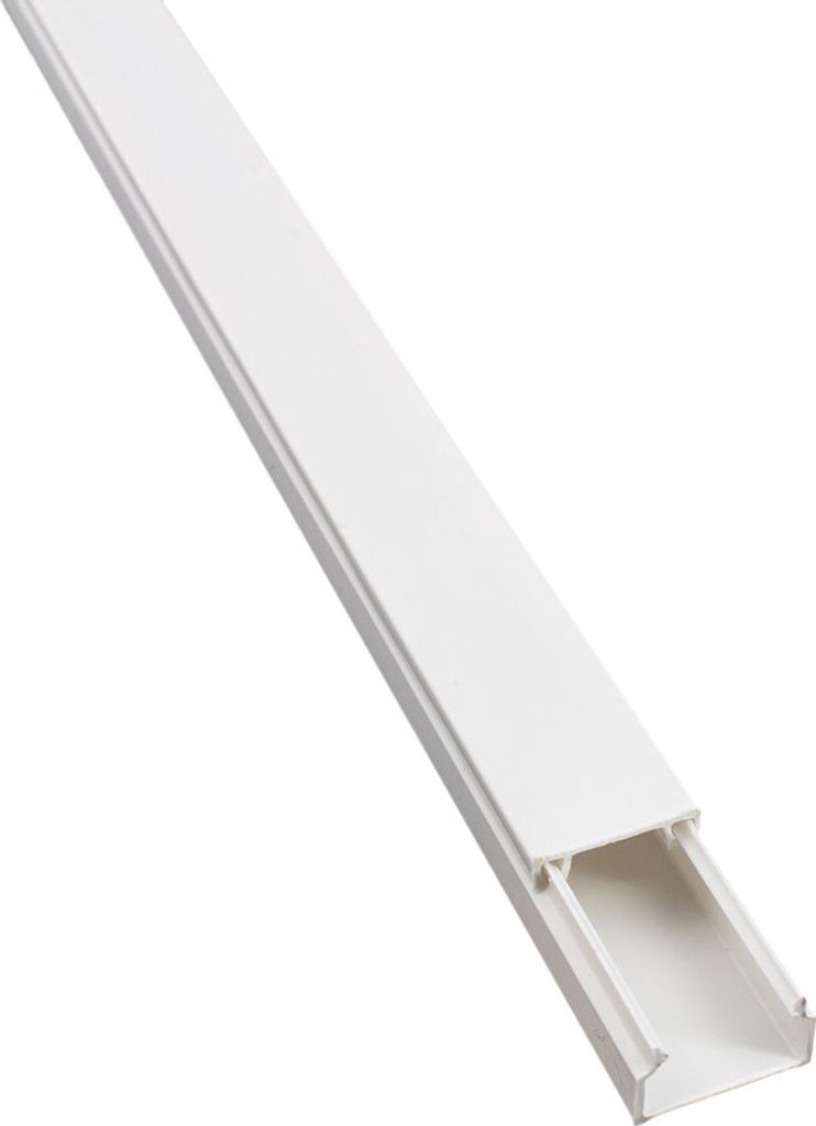 1m yourDroid Kabelkanal - 15x10 mm weiss - Selbstklebend Produktbild 1