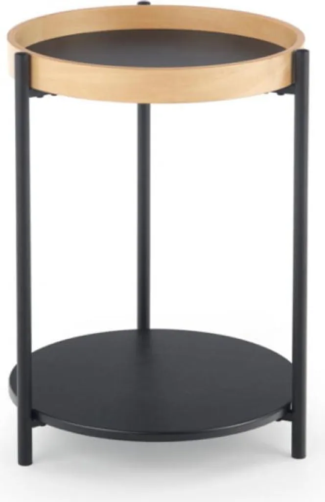 Banc d'entrée moderne Rolo en bois noir - Mobilier d'assise élégant