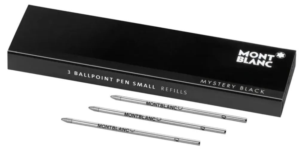 Montblanc 128222 Noir Mystère Recharge pour Petit Stylo Bille - Taille M