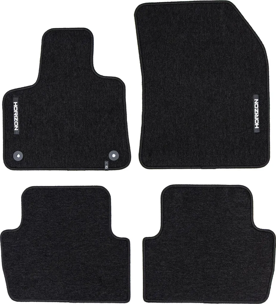 Tappetini Auto Peugeot 5008 II 7 Posti - Velluto Nero Resistente