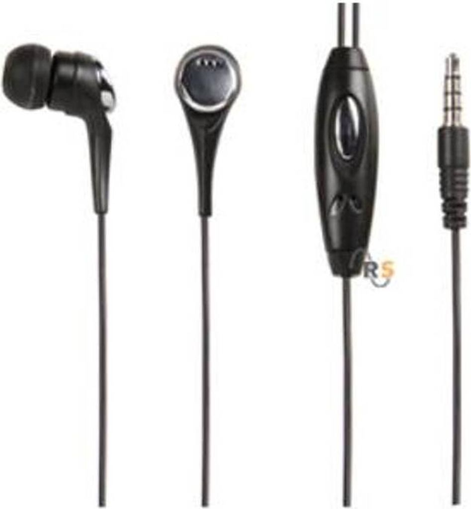 In-ear Headset mit Mikrofon und Gesprächsannahme, schwarz