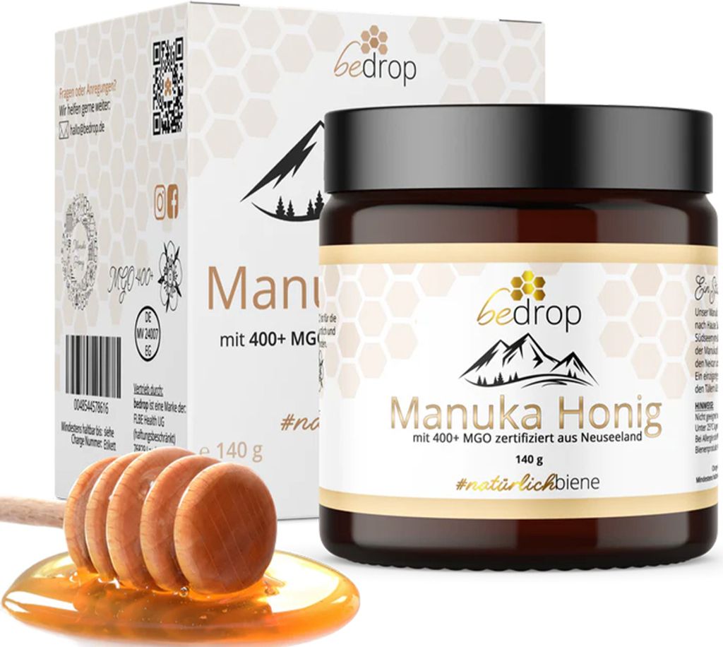 bedrop Manuka Honig 140g / MGO 400+ Produktbild 