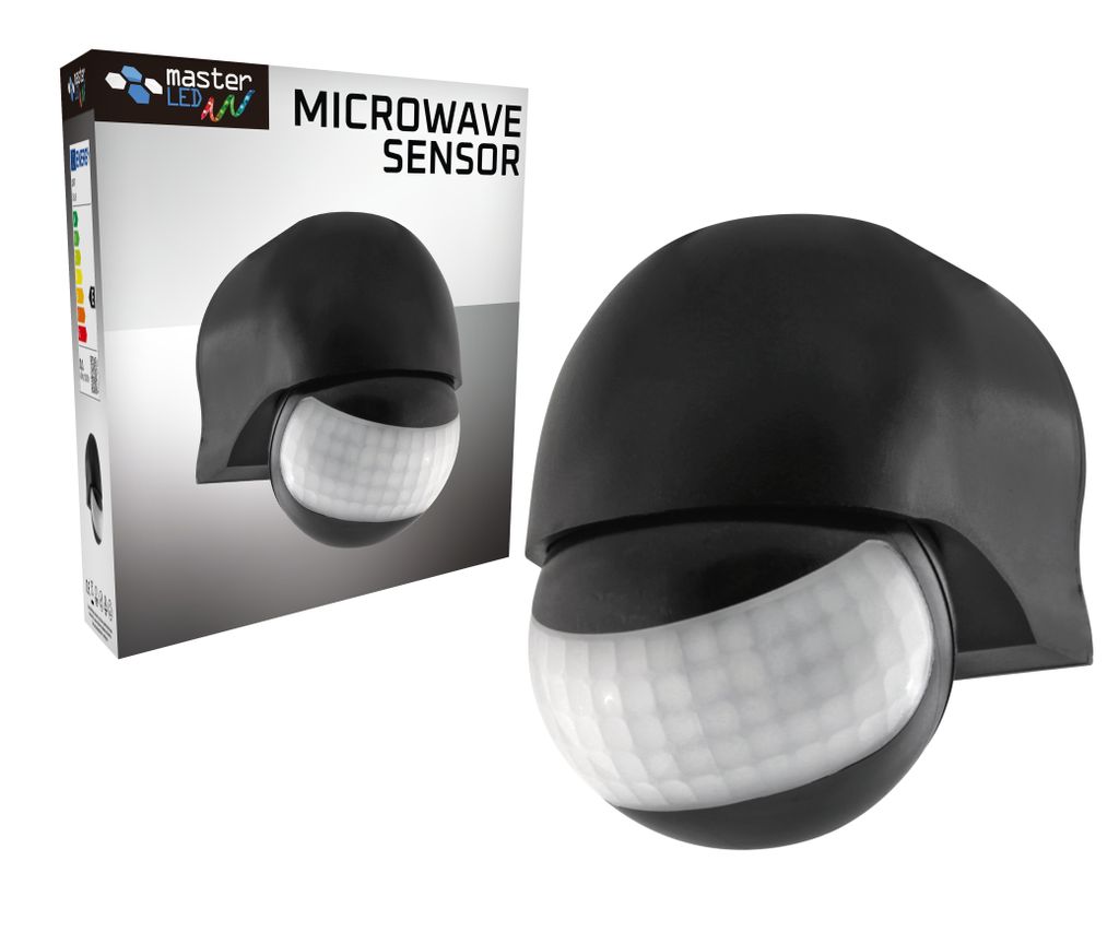 LED detektor pohybu 92x63x85mm 180° IP44 Rozsah PIR Jas Obrázek produktu 