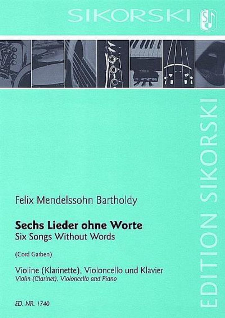 6 Lieder ohne Worte für Violine (Klarinette), Violoncello und Klavier