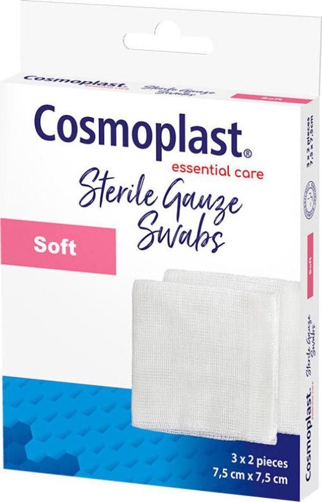 COSMOPLAST steriler Verbandmull 7,5 x 7,5 cm