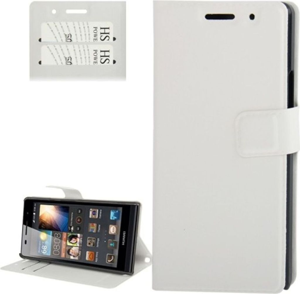 Handyhülle für Handy Huawei Ascend P6 weiß