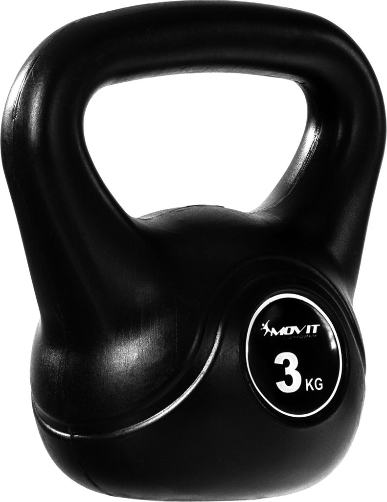 Movit® Kettlebell BASIC BLACK, Kugelhantel mit Produktbild 