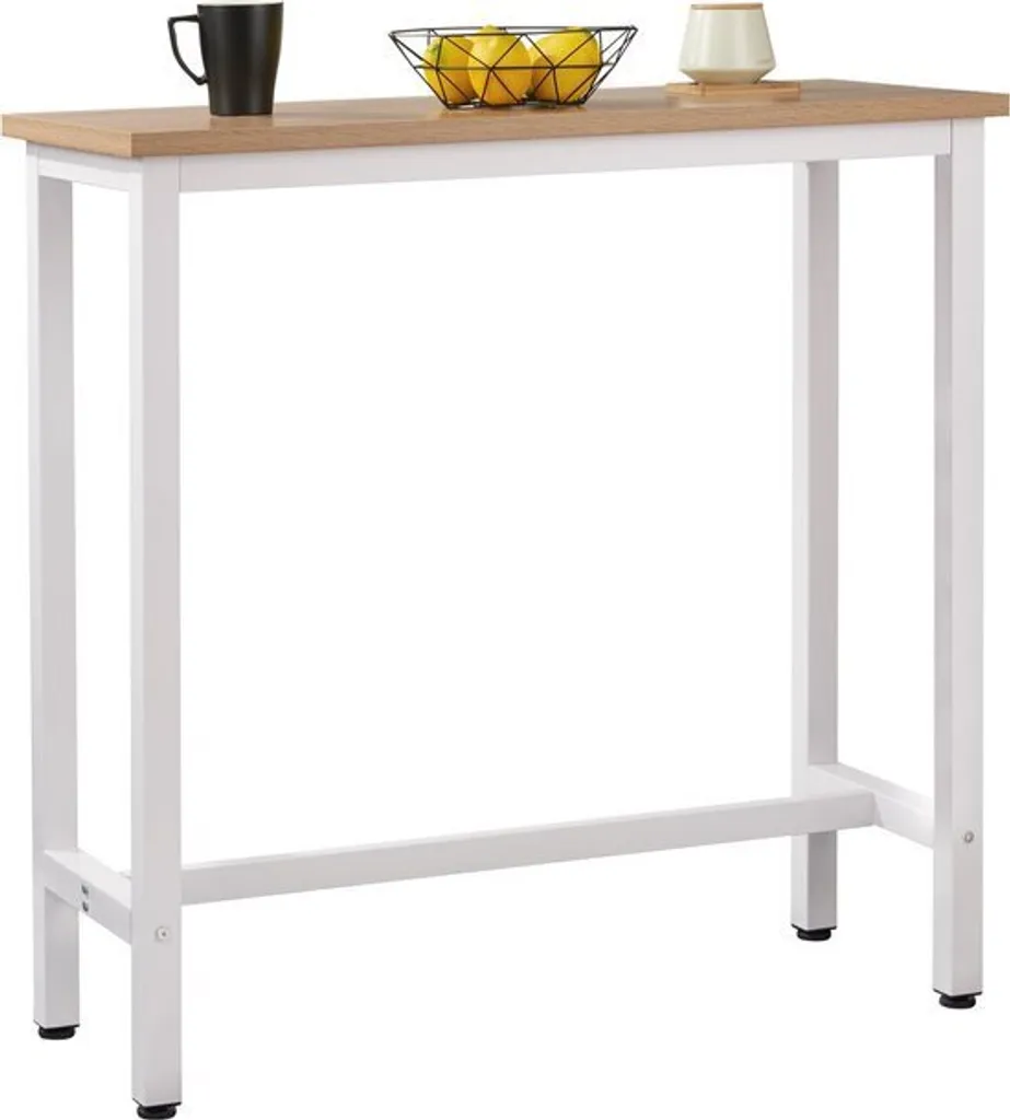 Table de Bar Gain de Place pour Cuisine Étroite 100x40x100 cm Chêne