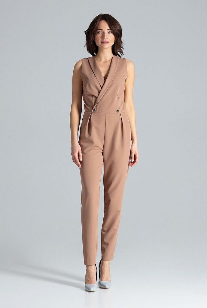 Lenitif Jumpsuit für Frauen Hink L040 braun L