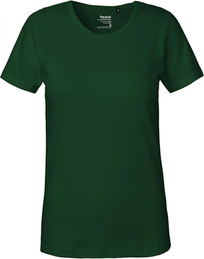 Neutral O81029 | Damen Interlock T-Shirt / 100% Fairtrade Baumwolle - Farbe: Bottle Green - Größe: M