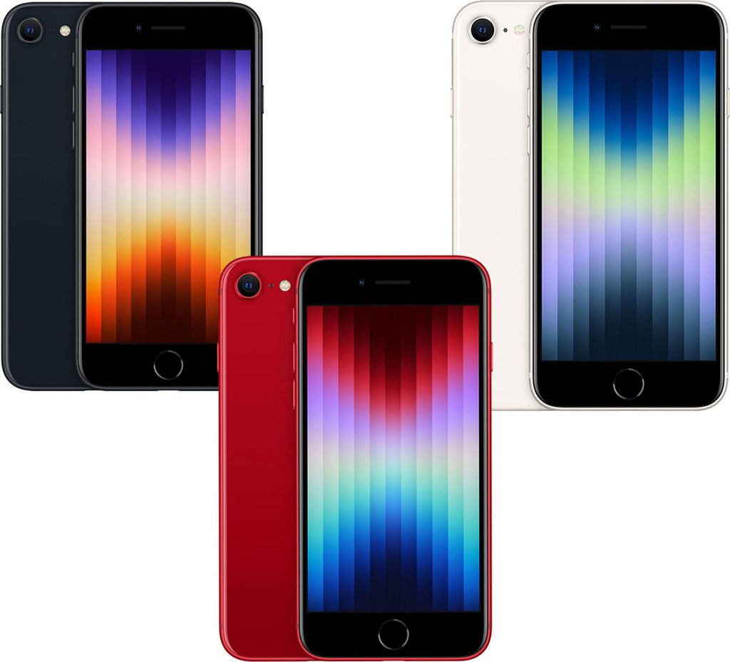 Apple iPhone SE (2022) 64GB Mitternacht Produktbild 47