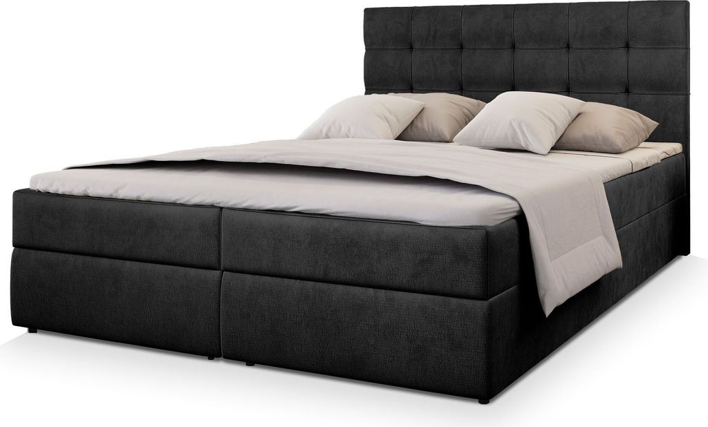 Masseno Boxspringbett GLOS M 160x200 cm Komplett-Set mit Produktbild 