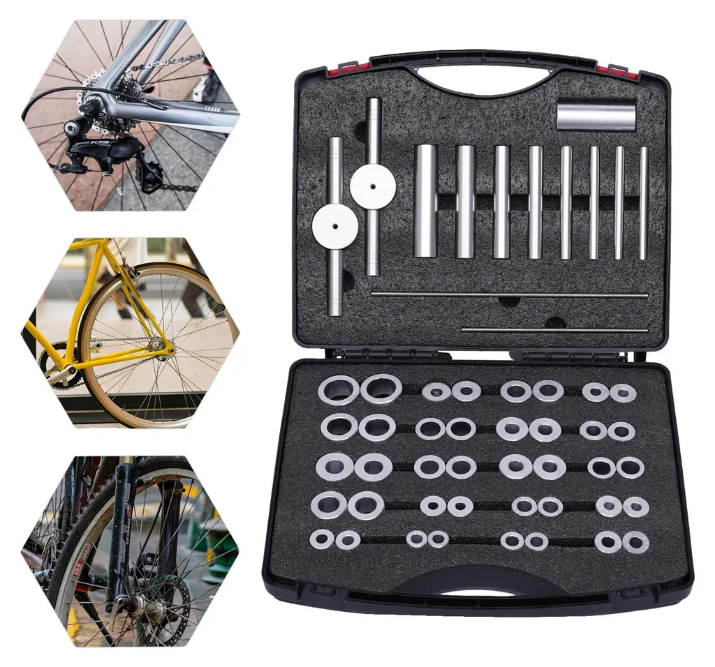 Kit d'outils pour roulement de moyeu et boîtier de pédalier vélo CNC