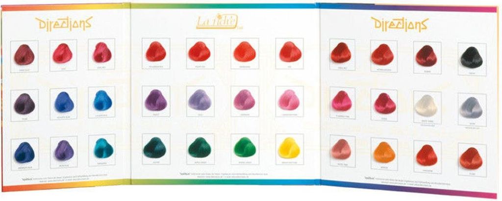 La Riche Directions Farbkarte Haircolour