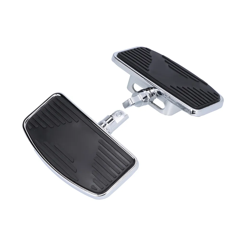 Repose-pieds Arrière Passager Large pour Moto de Type Touring Chrome