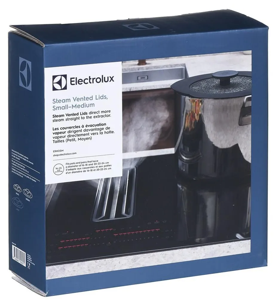 Couvercle de Remplacement Electrolux E9HOSM Noir pour Plat de Cuisson