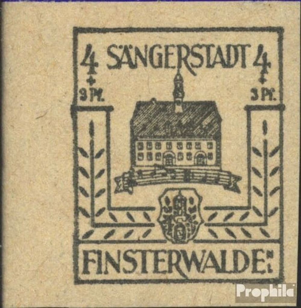 Briefmarken Finsterwalde 1946 Mi 2 gestempelt Wiederaufbau