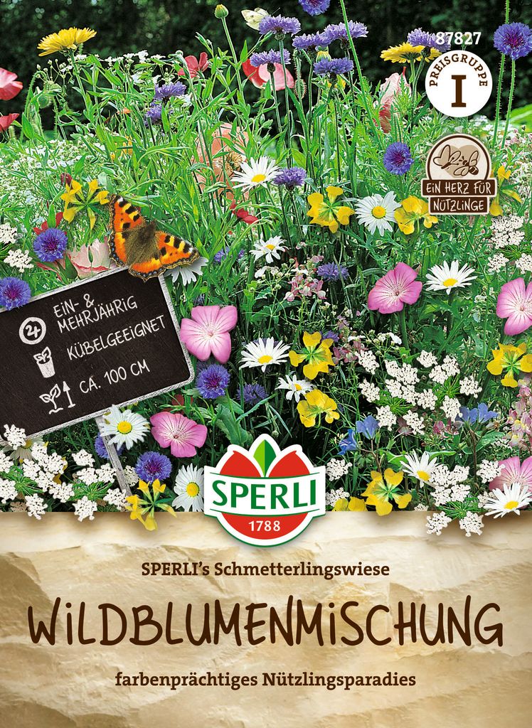 SPERLI - Wildblumenmischung SPERLI's Schmetterlingswiese Samen - 87827